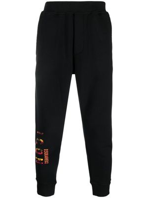 DSQUARED2 pantalon de jogging à détail Icon - Noir