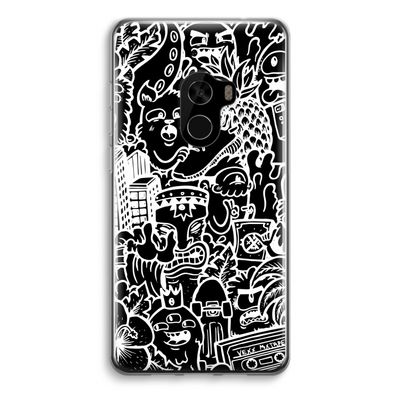Vexx Black Mixtape: Xiaomi Mi Mix 2 Transparant Hoesje