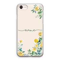 Gele bloemen: iPhone 8 Transparant Hoesje