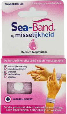 Sea Band Polsbandjes Bij Misselijkheid Zwangerschap Lila