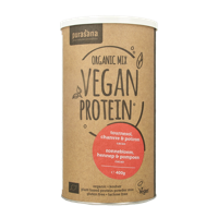 Purasana Proteine zonnebloem hennep pompoen cacao vegan bio 400 Gram