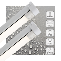 2 PACK - LED's Light LED licht balk 60 cm voor binnen - Armatuur inclusief LED TL buis - 1000 lm 2 PACK - LED's Light LED licht balk 60 cm voor binnen - Armatuur inclusief LED TL buis - 1000 lm