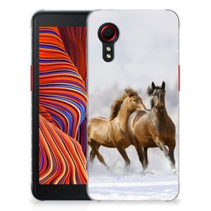 Samsung Galaxy Xcover 5 TPU Hoesje Paarden