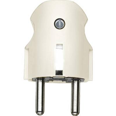 Schneider Electric 122427 Stekker met randaarde Rubber Wit