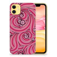 Apple iPhone 11 Hoesje maken Swirl Pink