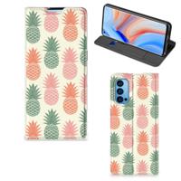 OPPO Reno4 Pro 5G | Flip Style Cover | Ananas