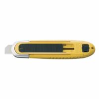 Cutter Olfa 18 x 0,4 mm Zwart Zilverkleurig Plastic Gegoten aluminium 18 mm Voor de veiligheid