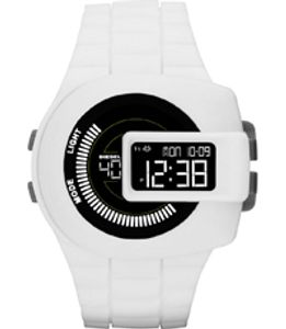 Horlogeband Diesel DZ7275 Onderliggend Silicoon Wit 28mm