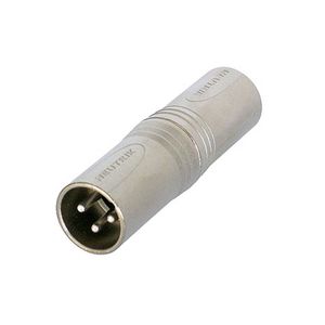 Neutrik NA3MM XLR male naar XLR male adapter