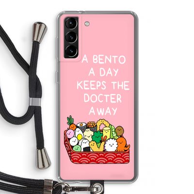 Bento a day: Samsung Galaxy S21 Plus Transparant Hoesje met koord