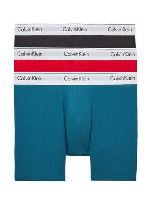 Calvin Klein - 3p Boxer Briefs - Cotton Stretch - 6I7, Maat:L