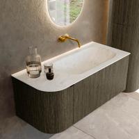 Badmeubel Mondiaz Kurve-Dlux | 105 cm cm | Meubelkleur Shadow | Wastafelkleur Opalo | Solid surface | Wasbak rechter zijde spoelbak | Zonder kraangat(en) Badmeubel Mondiaz Kurve-Dlux | 105 cm cm | Meubelkleur Shadow | Wastafelkleur Opalo | Solid surface | Wasbak rechter zijde spoelbak | Zonder kraangat(en)
