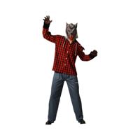 Kostuums voor Volwassenen Weerwolf Halloween Maat XXL