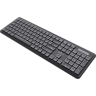 Ecologisch draadloos toetsenbord - MOBILITEIT - USB-A - Zwart