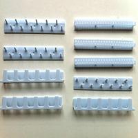 9 in 1 Zelfklevende muurbeugel sieraden haken (blauw)