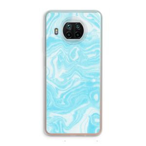 Waterverf blauw: Xiaomi Mi 10T Lite 5G Transparant Hoesje
