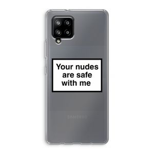 Safe with me: Samsung Galaxy A42 5G Transparant Hoesje