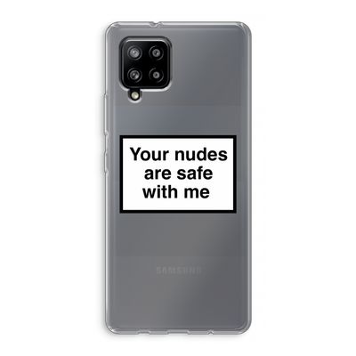 Safe with me: Samsung Galaxy A42 5G Transparant Hoesje
