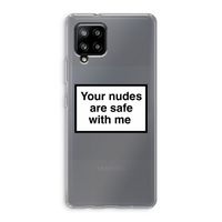 Safe with me: Samsung Galaxy A42 5G Transparant Hoesje Safe with me: Samsung Galaxy A42 5G Transparant Hoesje