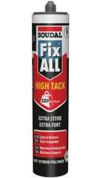 Soudal Fix - All "High-Tack" | Lijmkit | Zwart | 290 ml - 153986