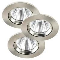 Nordlux Set van 3 spotsFremont nikkel - 47580132