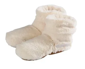 Warmies Slippies Boots Deluxe Sloffen- beige mt. 37-42