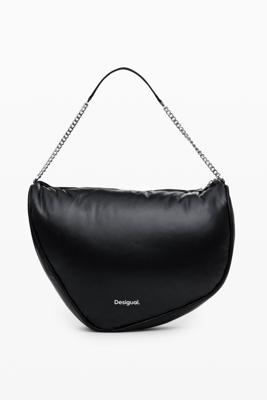 Stofftas met hartmotief - BLACK - U