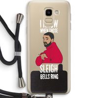 Sleigh Bells Ring: Samsung Galaxy J6 (2018) Transparant Hoesje met koord