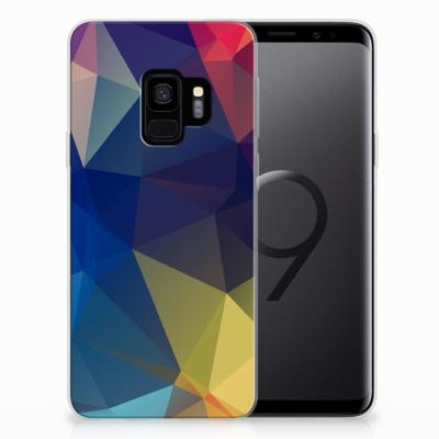 Samsung Galaxy S9 | TPU Hoesje | Polygon Dark