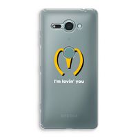 I'm lovin' you: Sony Xperia XZ2 Compact Transparant Hoesje