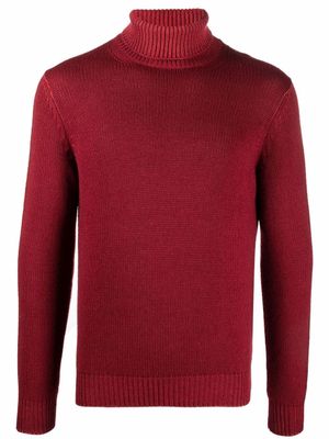 Dell'oglio pull à col roulé - Rouge