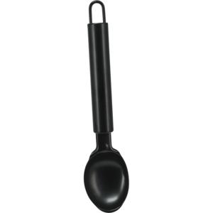 Kook/keuken gerei - ijslepel - zwart - RVS - 19 cm