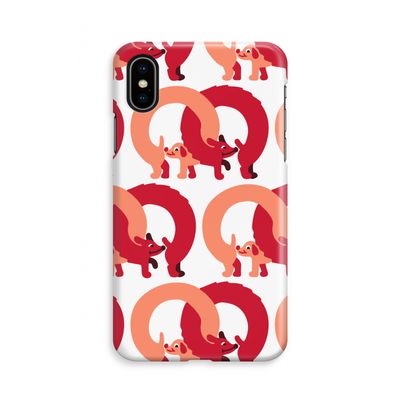 Dogs: iPhone Xs Volledig Geprint Hoesje