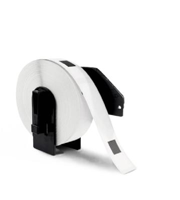 Huismerk Label Tape voor Brother DK-11203 | 17 x 87 mm | Zwart op Wit - 300 labels per rol - 1 stuk
