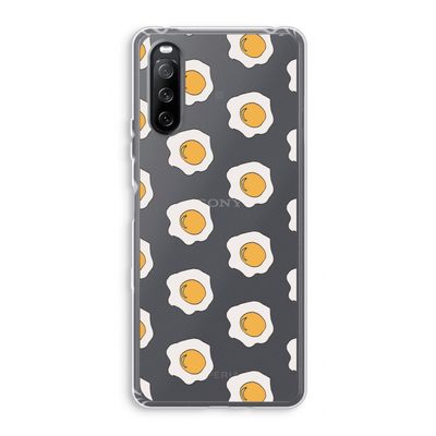 Bacon to my eggs #1: Sony Xperia 10 III Transparant Hoesje