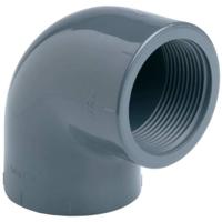 Aquaforte PVC Knie 90° 50mm x 1½&apos;&apos; Lijm X Binnendraad - Duurzaam & Weerbestendig voor Vijver