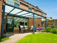 Verasol Greenline aluminium veranda 700x350 cm polycarbonaat dak Aluminium Verasol