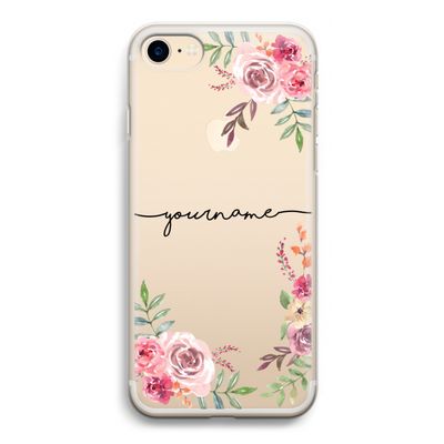 Rozen: iPhone 7 Transparant Hoesje