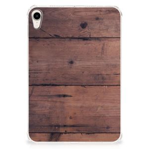 Apple iPad mini 6 (2021) Silicone Tablet Hoes Old Wood