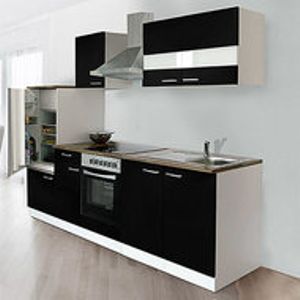 Keuken Zwart 270cm HUS-0998