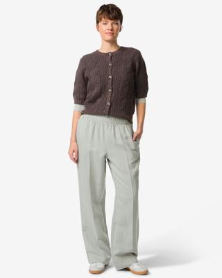 HEMA Damesbroek Inez wide fit zand (zand)