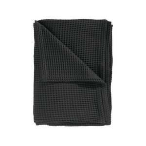 Heckett & Lane Heckett & Lane Wafel Plaid 180x260 Midnight Black