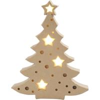 Creativ Company Figuur met licht, kerstboom, h: 27 cm, d: 4 cm, b: 21,5 cm, 1 stuk