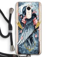 Golden Raven: Xiaomi Redmi 5 Transparant Hoesje met koord