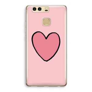 Hartje: Huawei P9 Transparant Hoesje