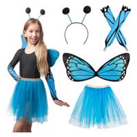 Boland verkleedset vlinder blauw