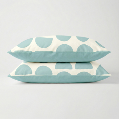 2-PACK: Kussenslopen - Half Circles - Dekbed-Discounter.nl