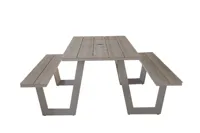 Vita Massa rechthoekige picknicktafel XL - Taupe | Pre-order