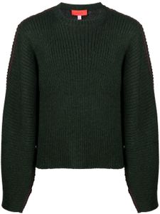 Eckhaus Latta pull Ash à col rond - Vert