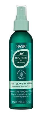 Hask Tea Tree Oil & Rosemary Invigorating 5-in1 Leave-in Spray 175ml | Voor Normaal Haar Hask Tea Tree Oil & Rosemary Invigorating 5-in1 Leave-in Spray 175ml | Voor Normaal Haar